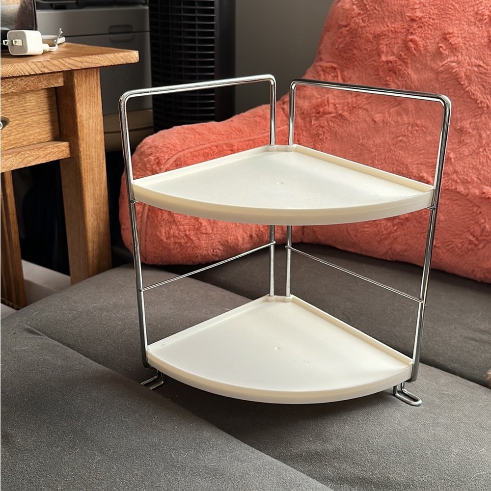 Two Tier Corner Shelf